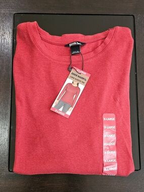 Eddie Bauer Long Sleeve Tee - Brick Red